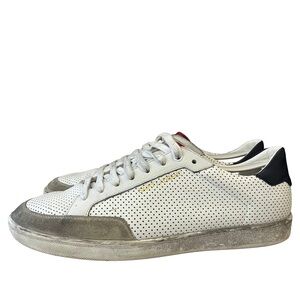 Saint Laurent SL10 Low SKATE SNEAKERS DISTRESSED